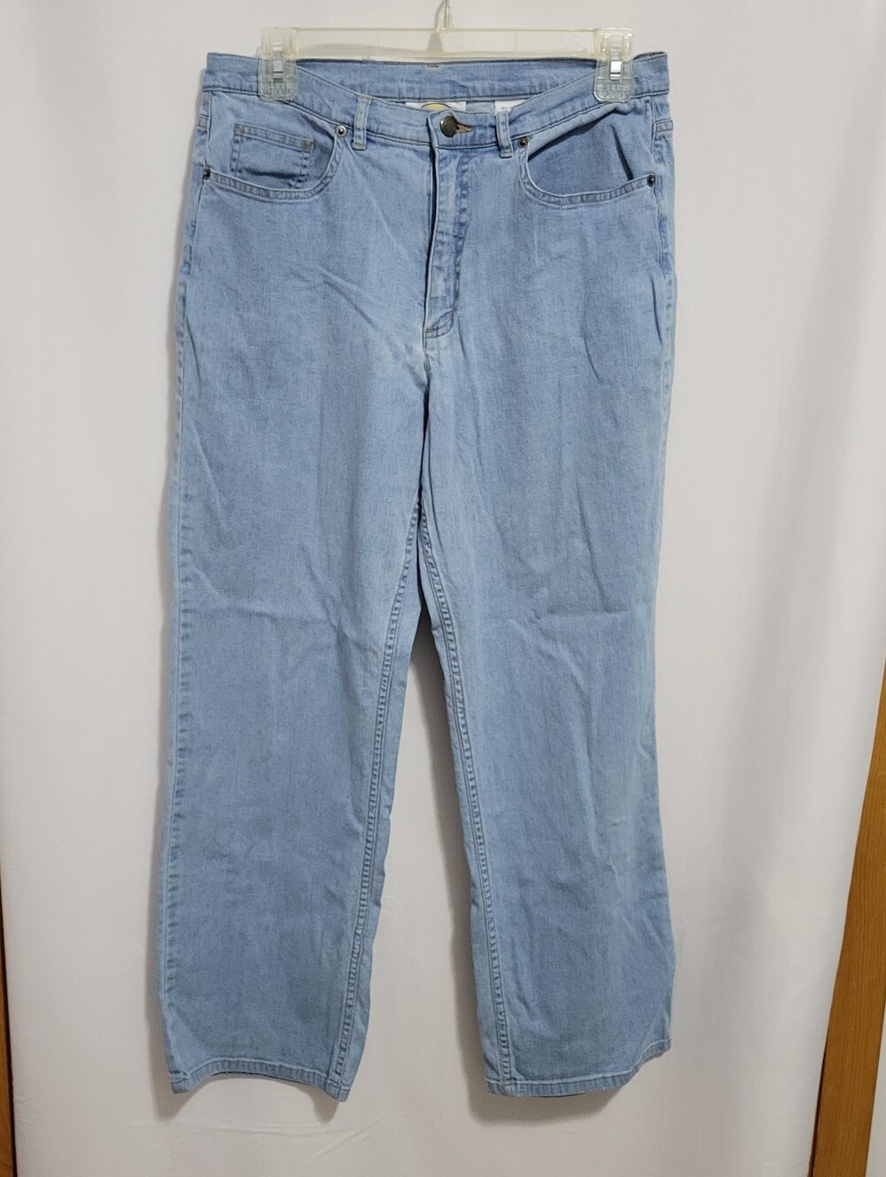 Talbots Petites Light Wash Straight Leg Jeans, Size 12